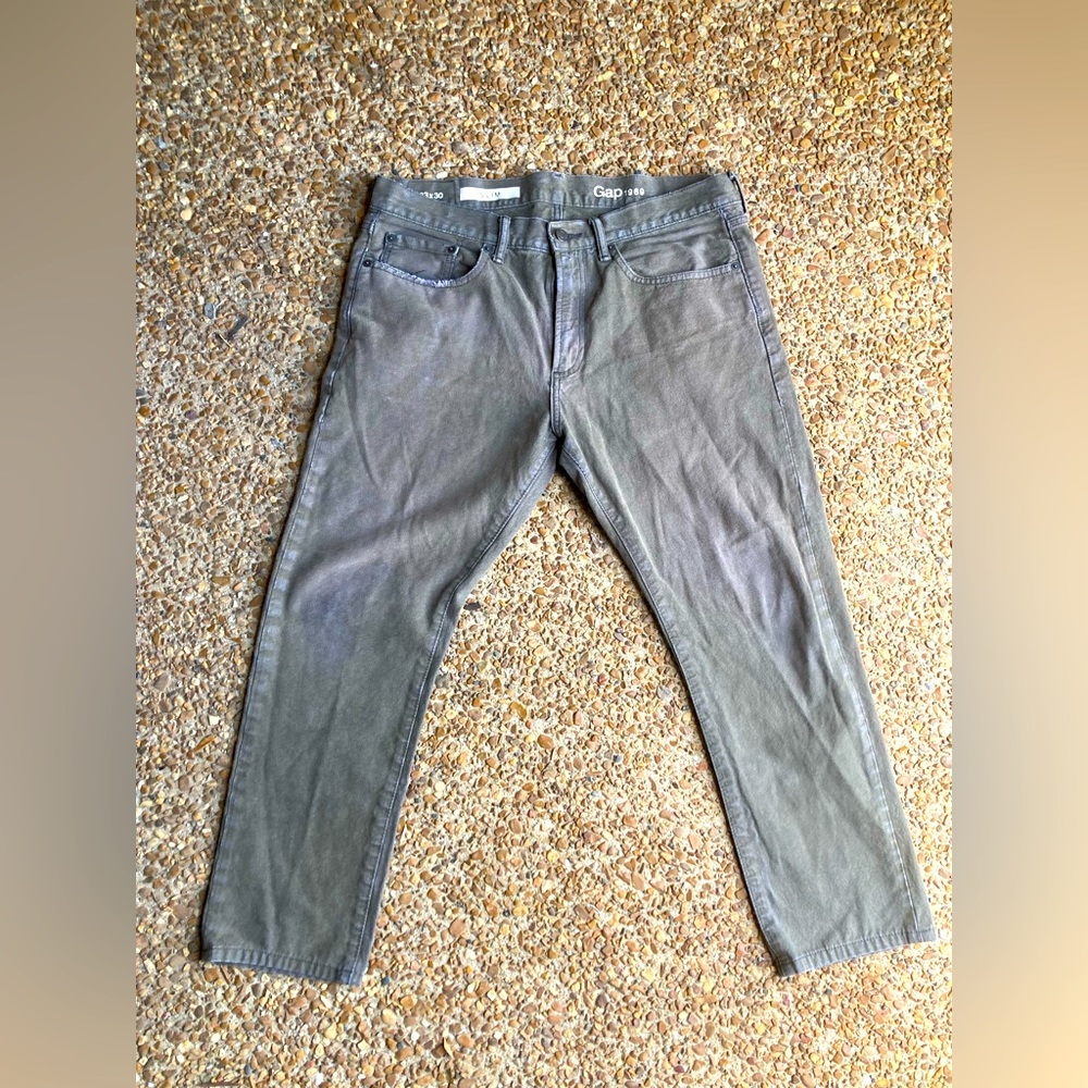 GAP Slim Fit Jeans - Olive Green 🫒